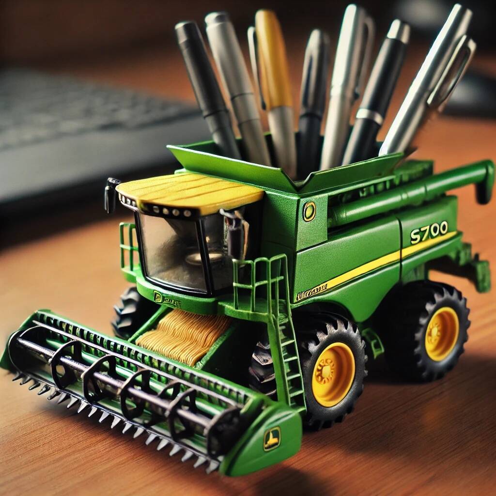 John Deere Farm Equipment Pen Holder