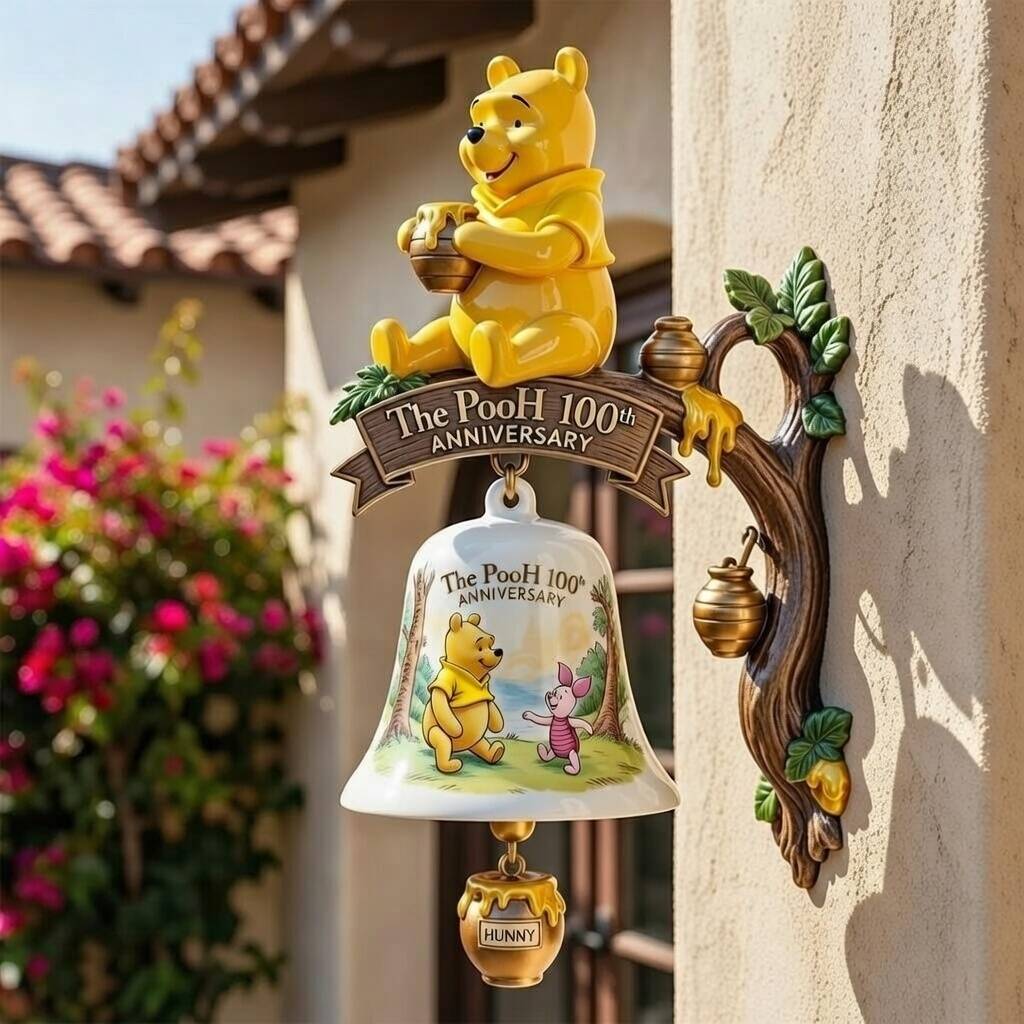 The Pooh 100th Anniversary Commemorative Wall Bell