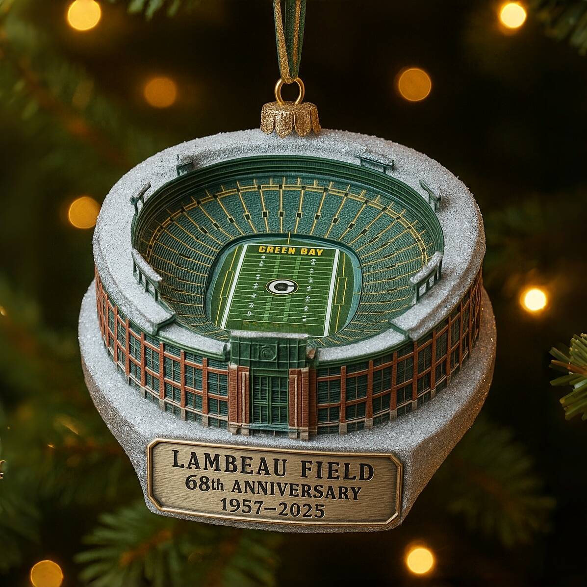 Lambeau Field 68th Anniversary Ornament