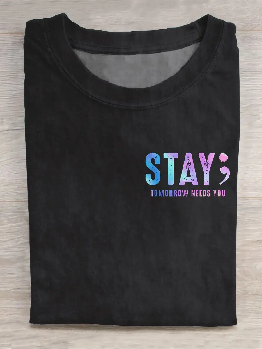 Suicide Prevention Awareness Tomorrow Needs You T-shirt