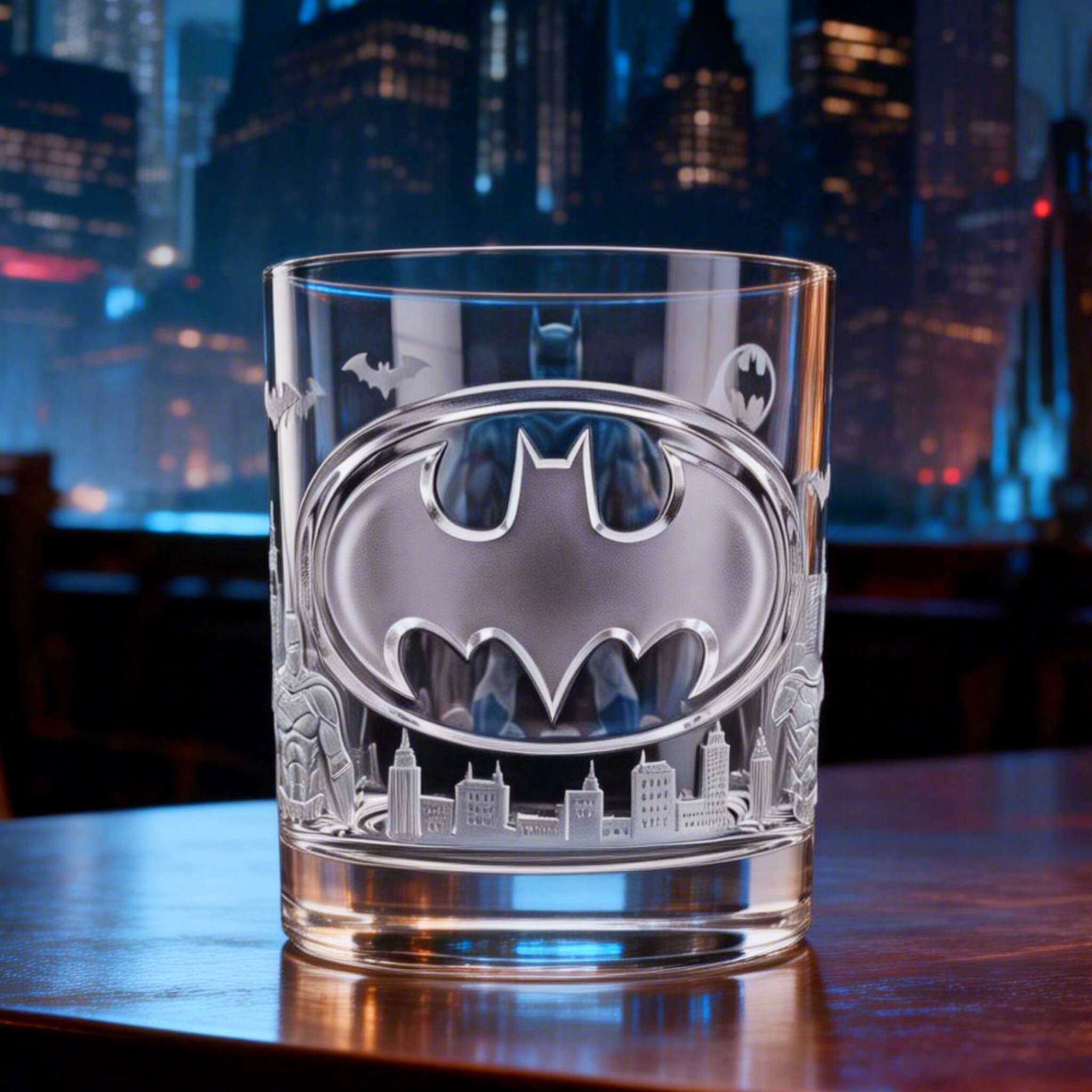 🥃 Batman · Dark Knight Vigil Whiskey Tumbler