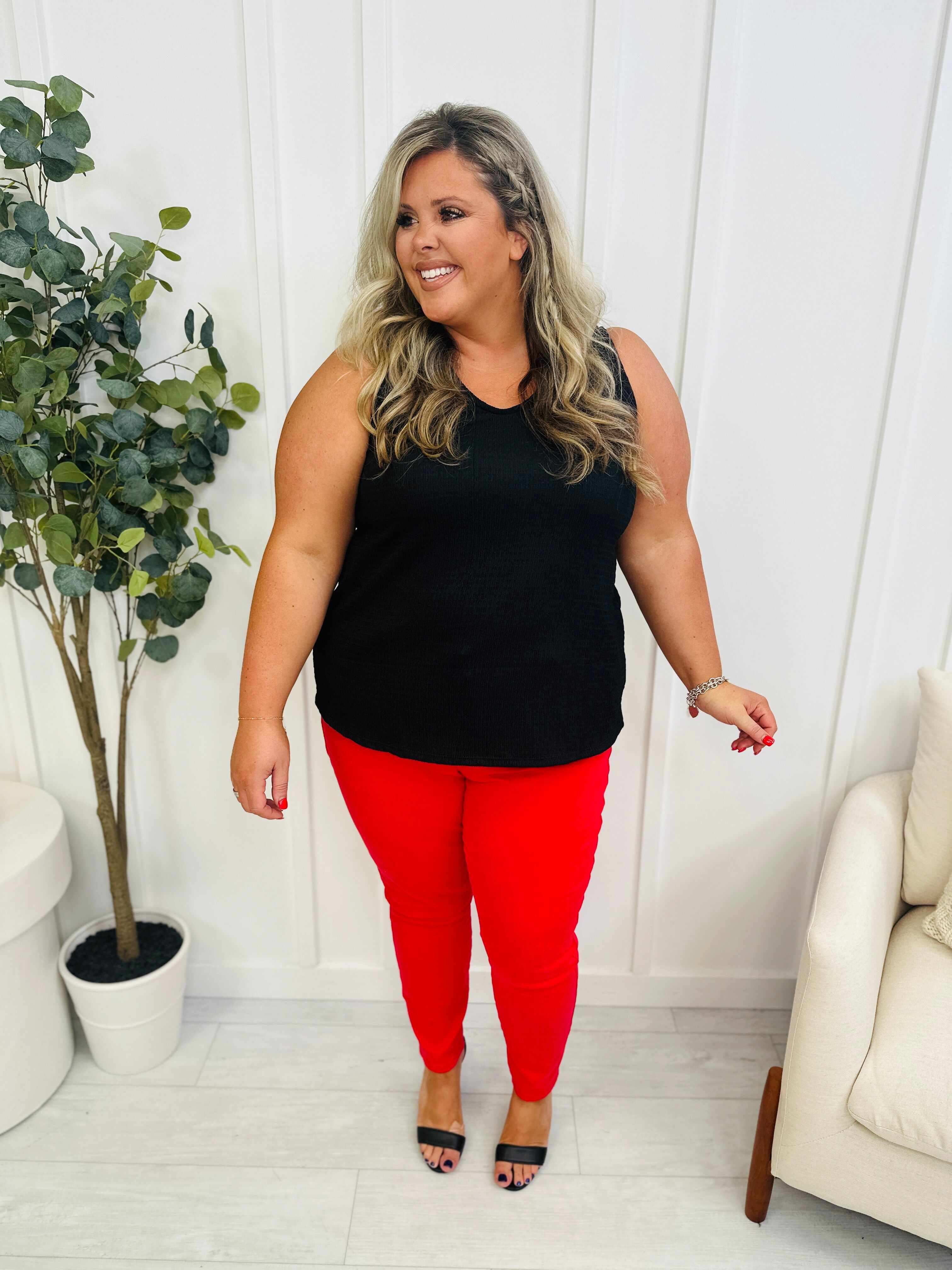REG/CURVY Red Hot Tummy Control Skinny Jeans