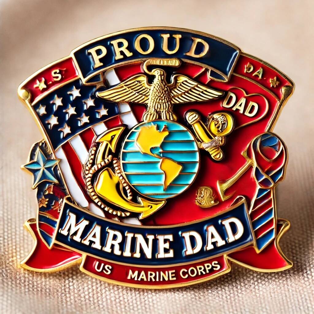 USMC Father’s Day Pin