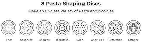 Pasta Machine with Juicer/Frozen Dessert and Meat Grinder Attachments
