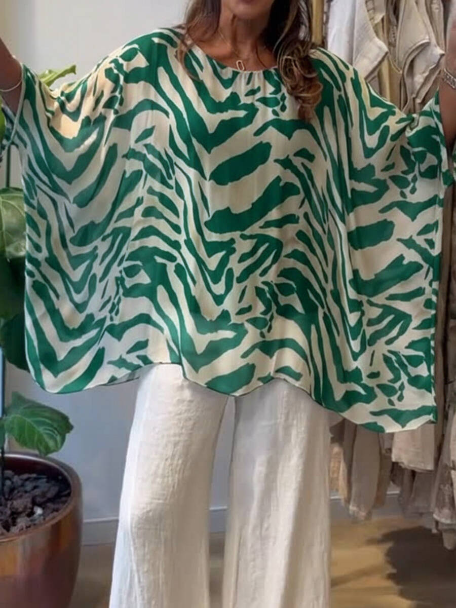 🔥Summer Arrivals🌟Loose-fitting Casual Printed Top