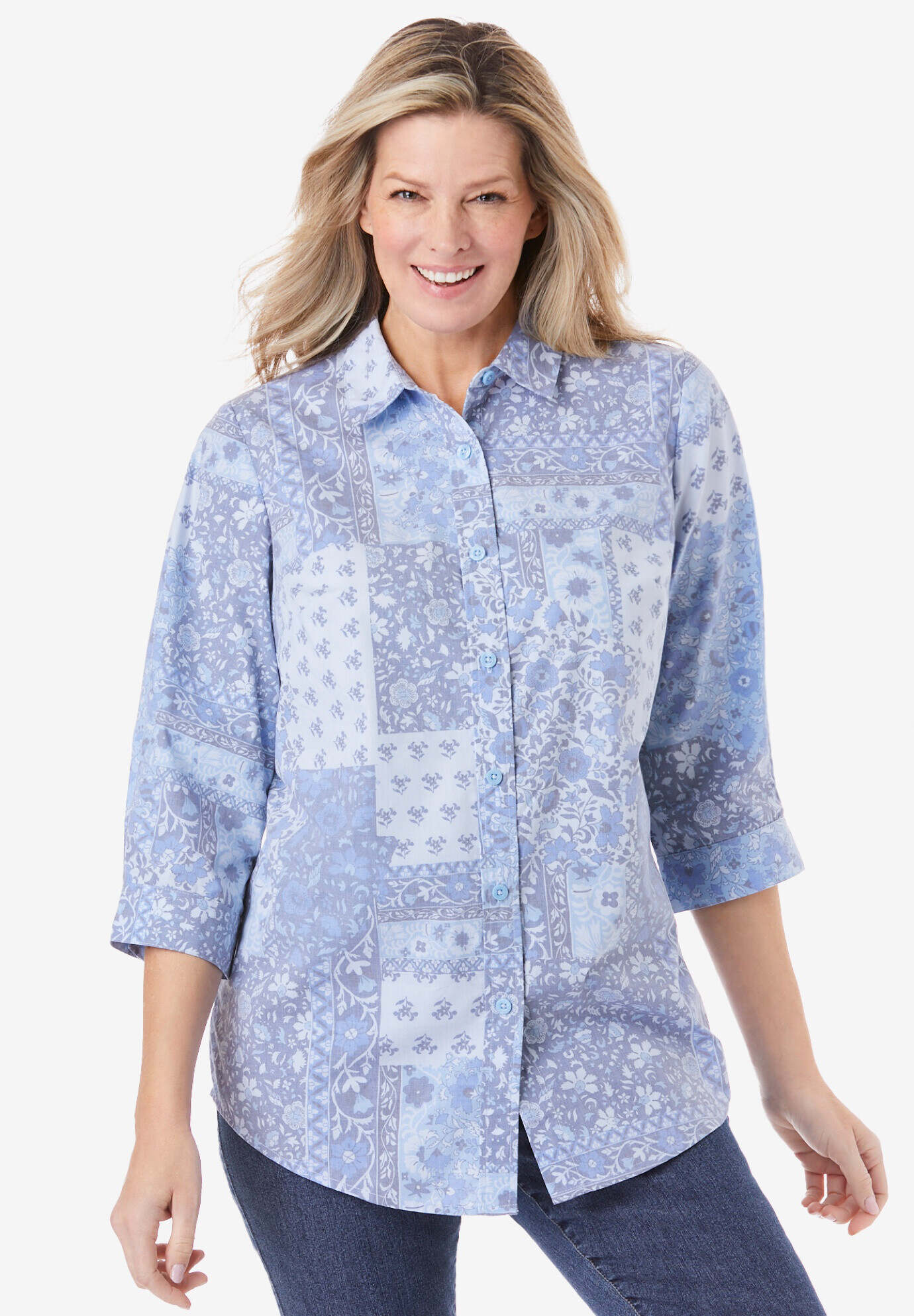 Perfect Three Quarter Sleeve Shirt