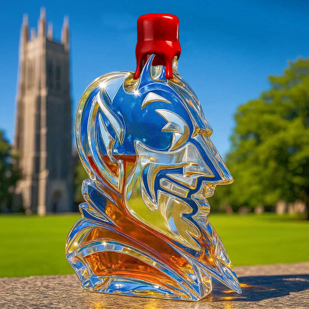Duke University Blue Devils Whisky Bottle