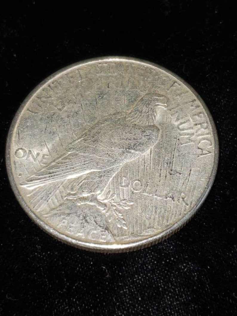 1923 S Silver Peace Dollar Coin  - XF/ AU ! Reg-45   Lot# 1443