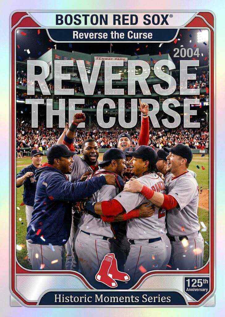 2026 Boston Baseball 125th Season Commemorative Trading Cards Hobby Box
