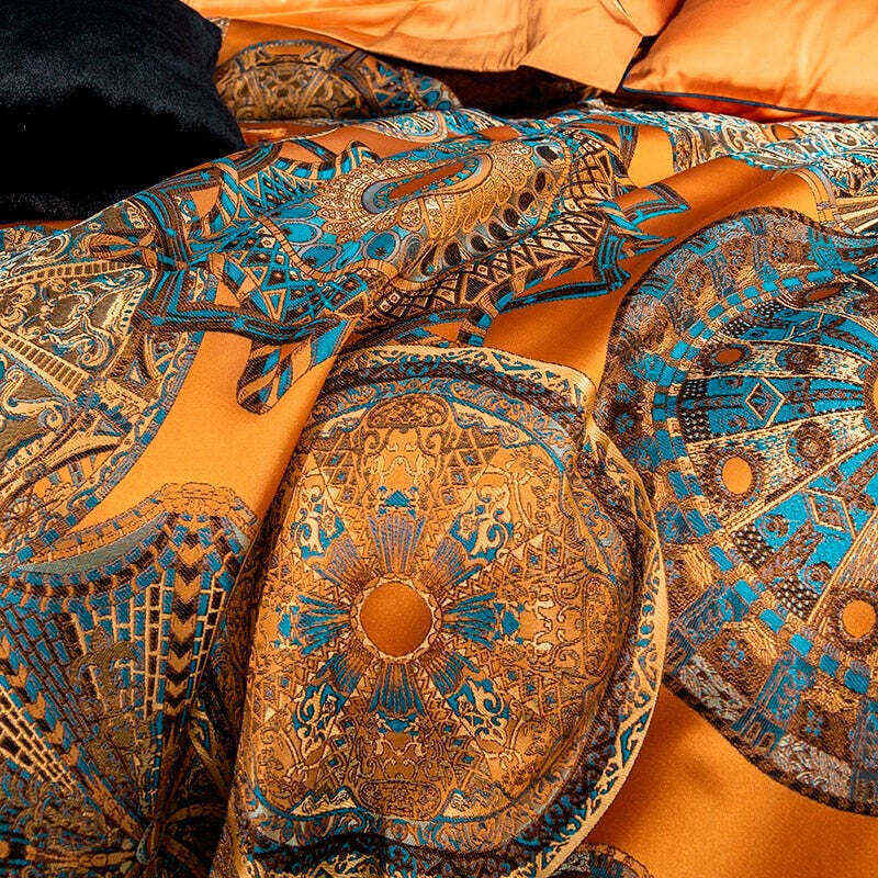 Smaddy Vintage Silk Bedding Set