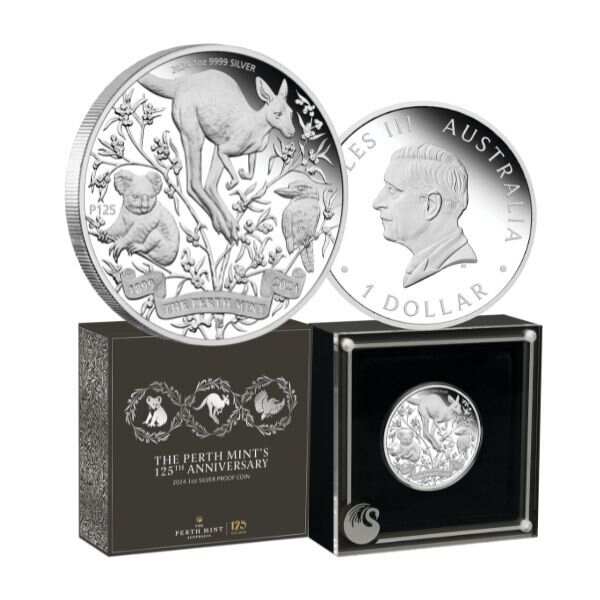 2024 The Perth Mint's 125th Anniversary 1oz Silver Proof