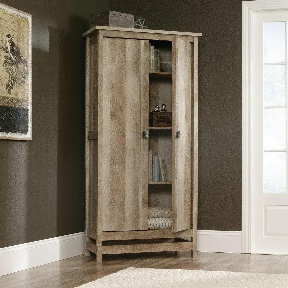 Wood Armoire, Rustic Armoires & Wardrobes, Closet Organizers, Bedroom Storage Solutions, Clothing Storage Cabine