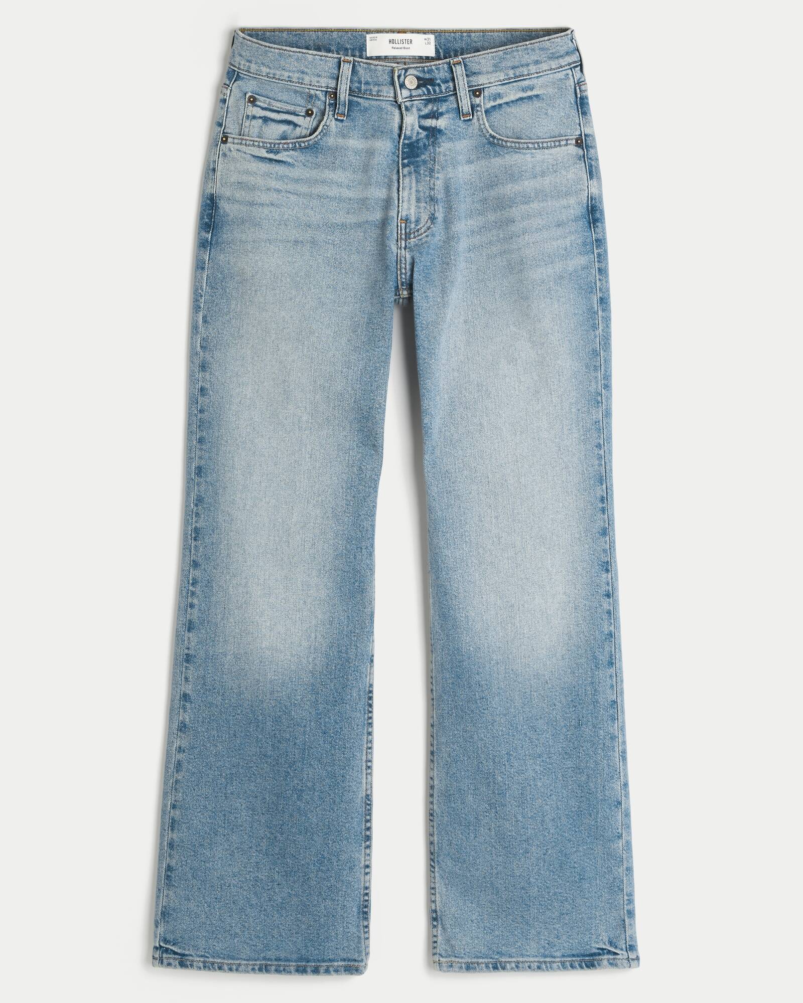 Light Wash Bootcut Jeans