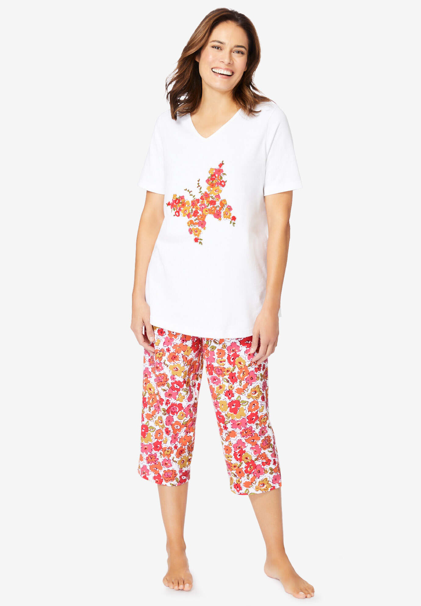 2-Piece Capri PJ Set