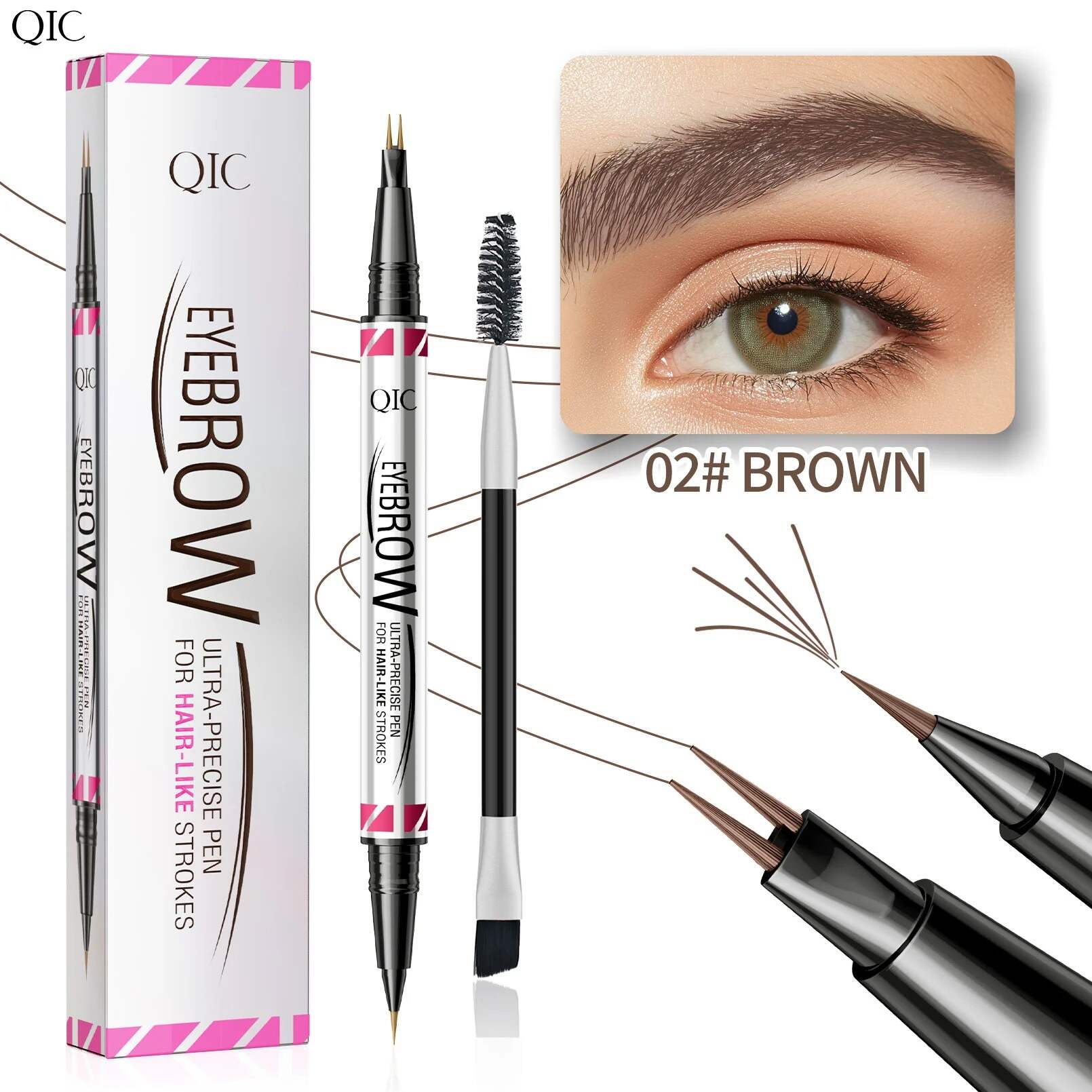 🌟Hot Sale🌟2025 NEW 4D Curved Eyebrow Pen