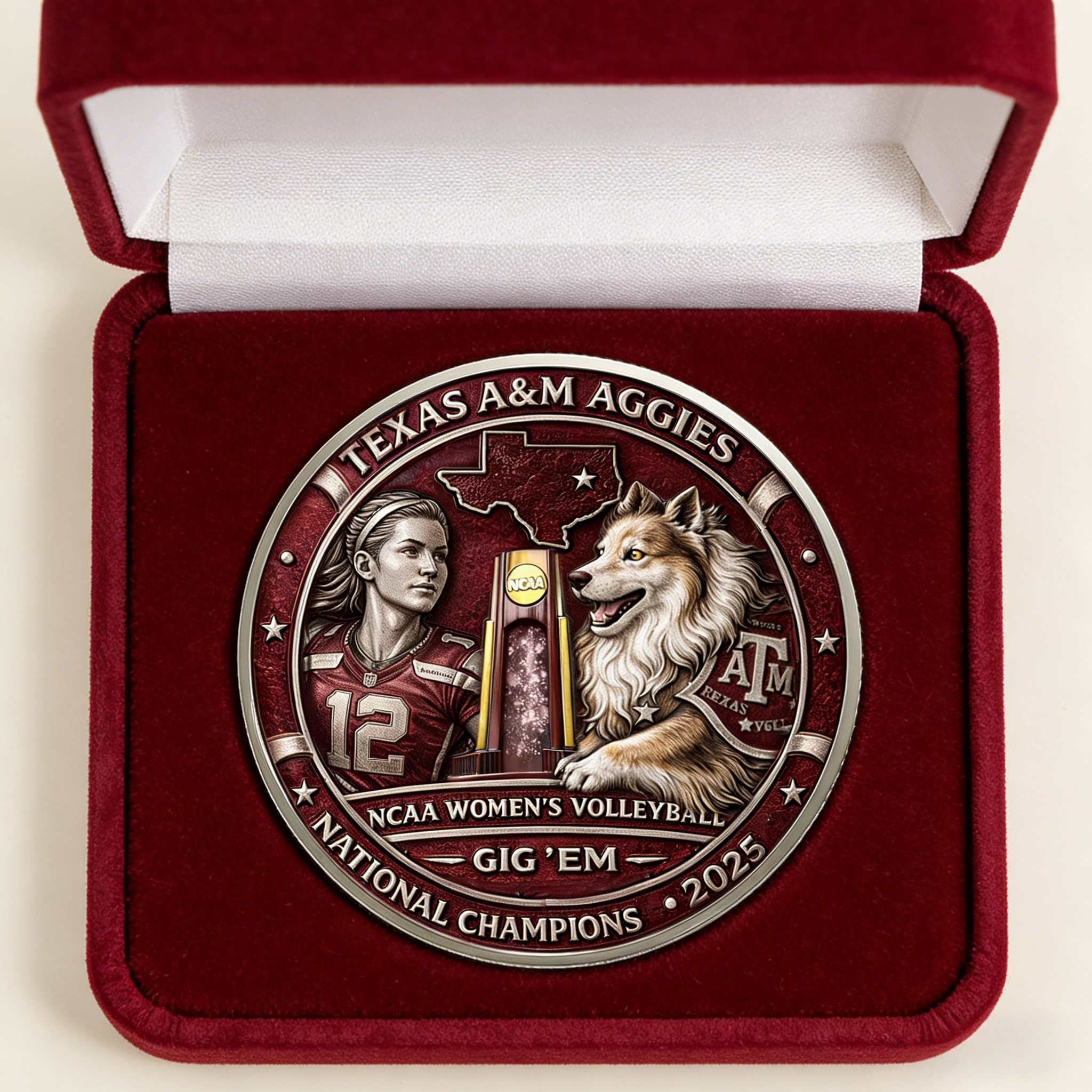 Texas A&M Aggies 2025 NCAA Champions Commemorative Coin