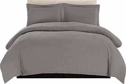 Duvet Cover Set 1800 Count Egyptian Cotton 3 Piece Luxury Soft 2 Pillow Shams. King Size