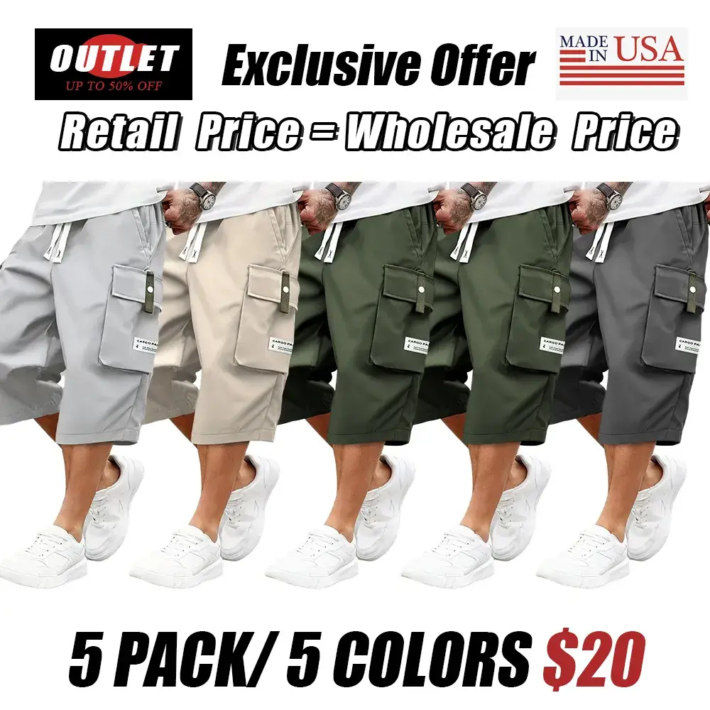 🔥Spring Fresh Sale 🎁 Men's Summer Casual Work Shorts