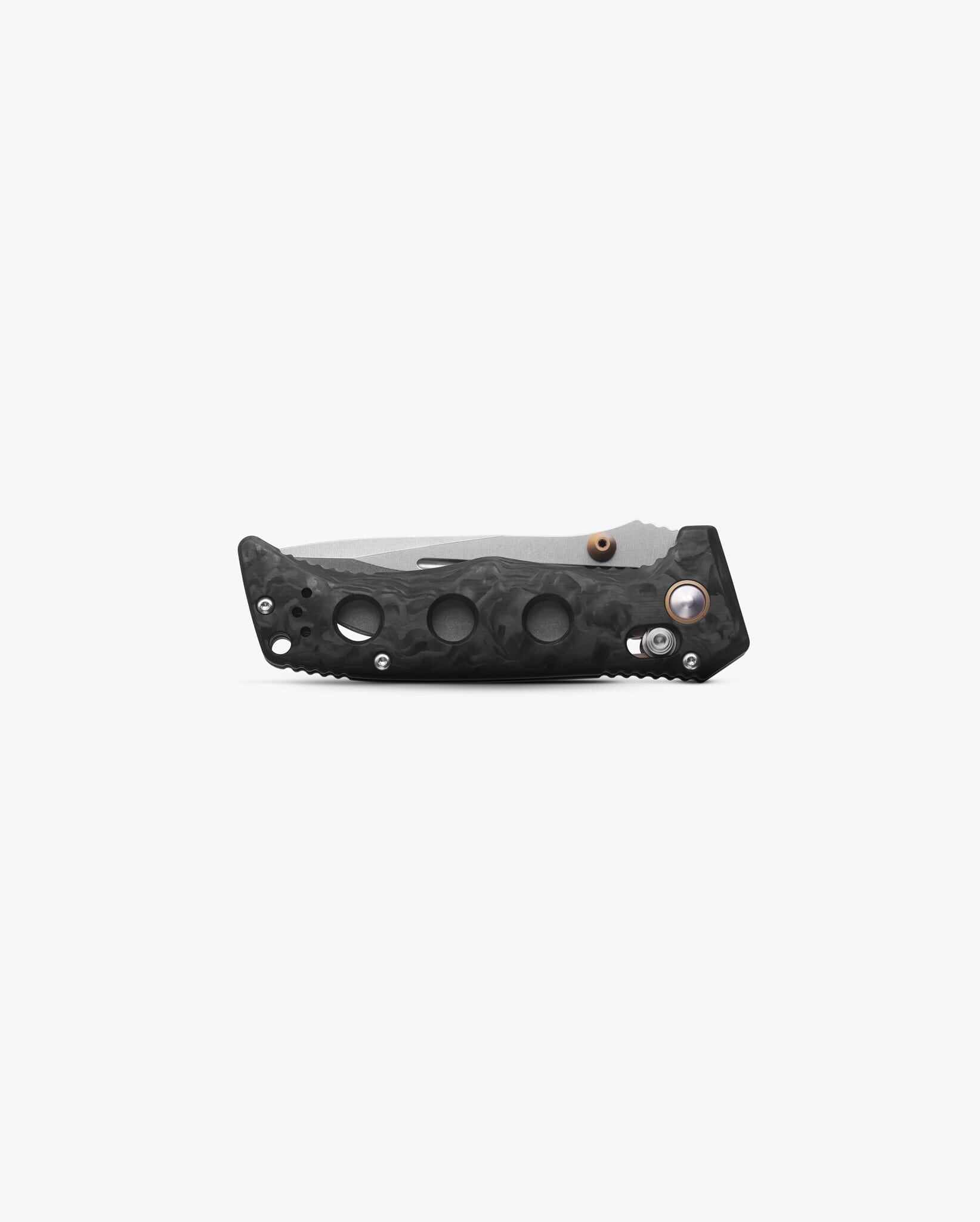 Mini Adamas® | Marbled Carbon Fiber | Drop-point