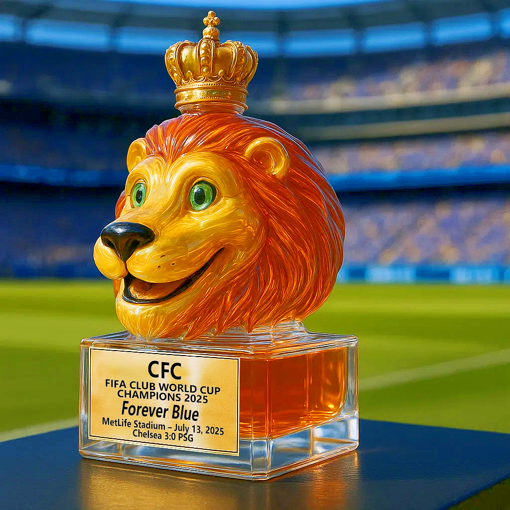 CHELSEA F.C. FIFA CLUB WORLD CUP CHAMPIONS Whiskey Bottle