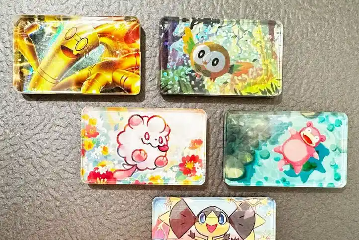Pokémon TCG Card Acrylic Magnet DIY Sets