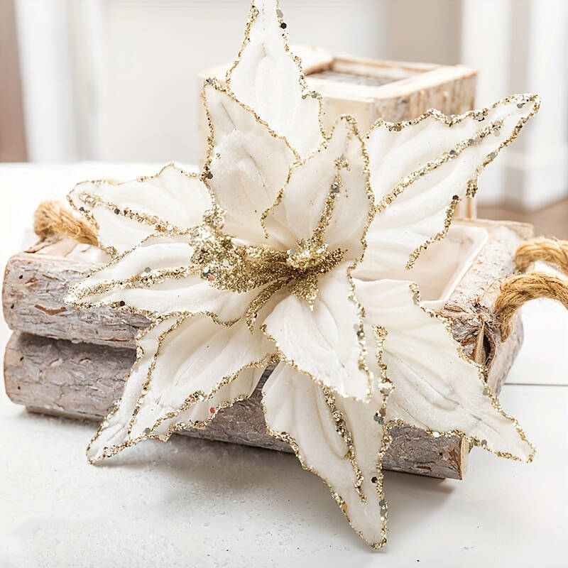 🎄Early Christmas Sale 49% OFF🎄Sequined Velvet Artificial Christmas Flower