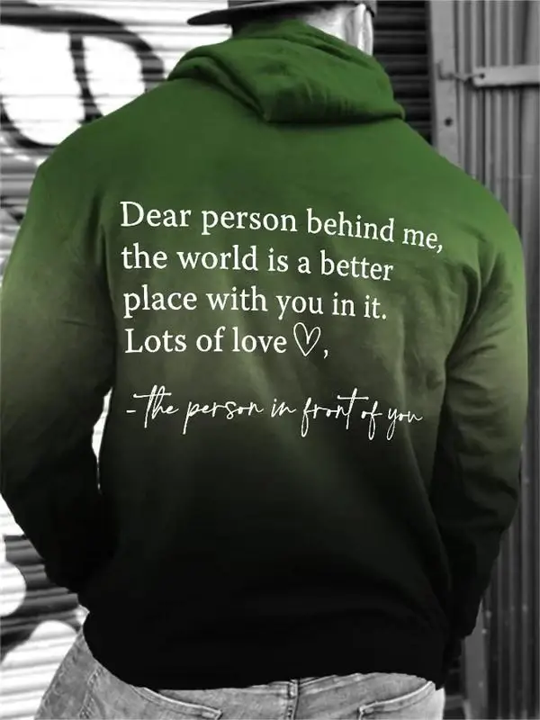 Be Kind Dear Person Behind Me Art Print Casual Sweatshirt