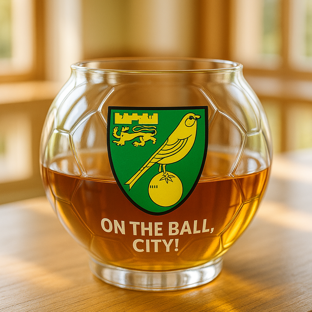 ⚽The Championship Football Glass