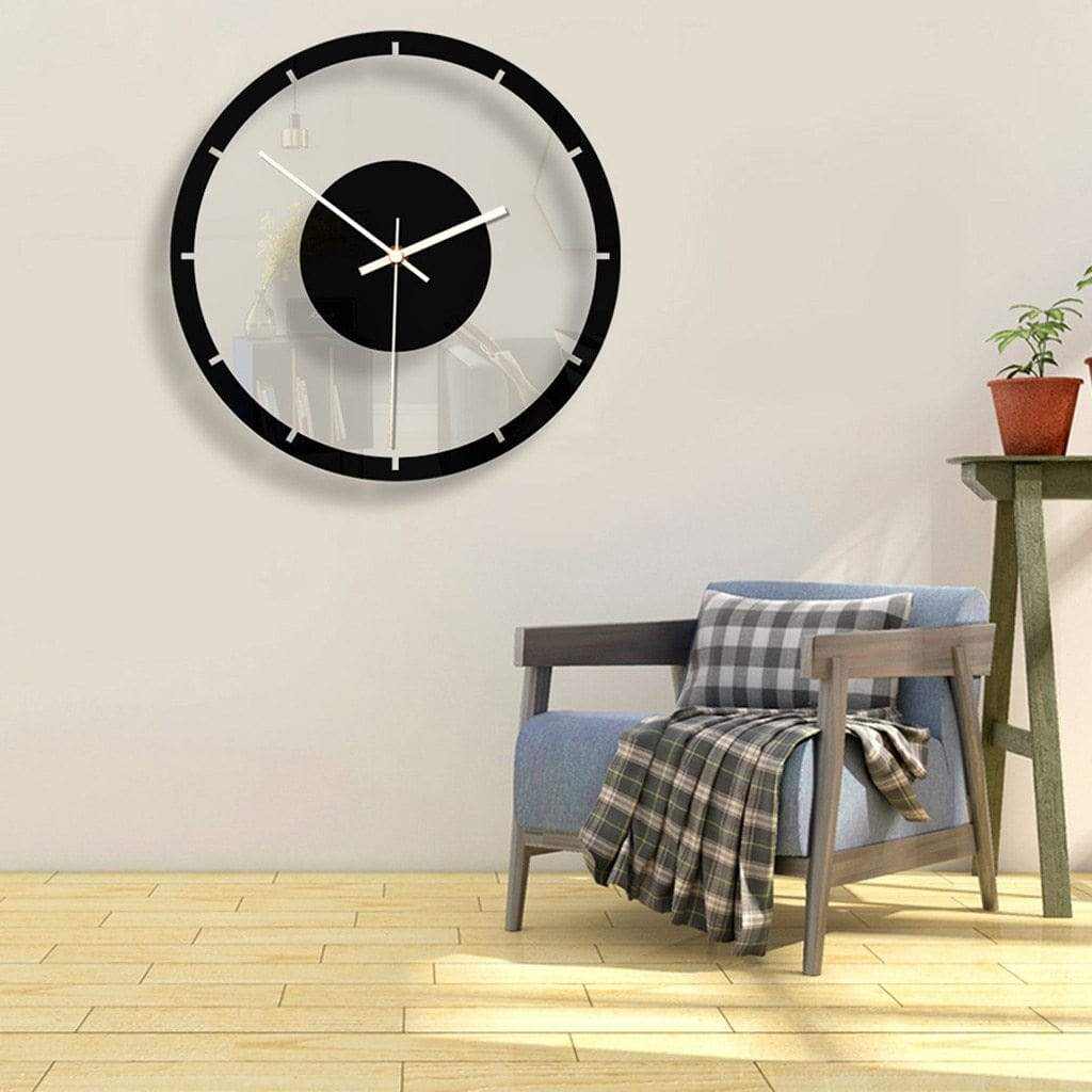 Minimalist Black Wall Clock