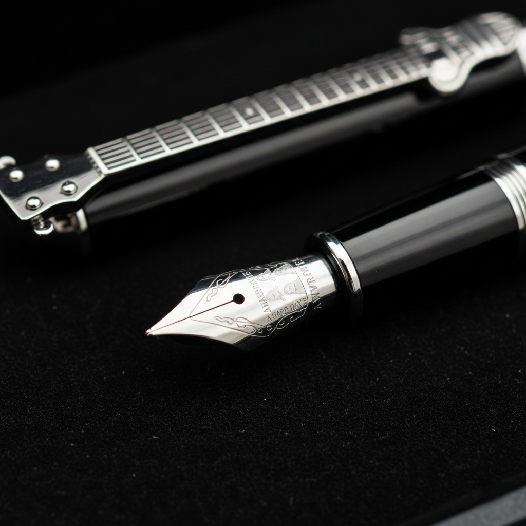 The Beatles 66th Anniversary Guitar Fountain Pen