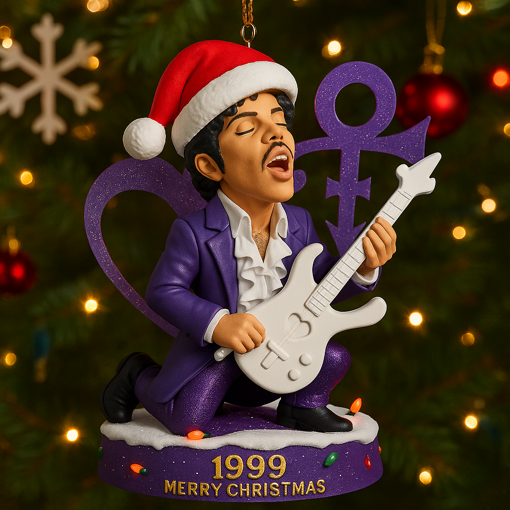 Prince Stylized Christmas Ornaments 2025 (Limited Edition)