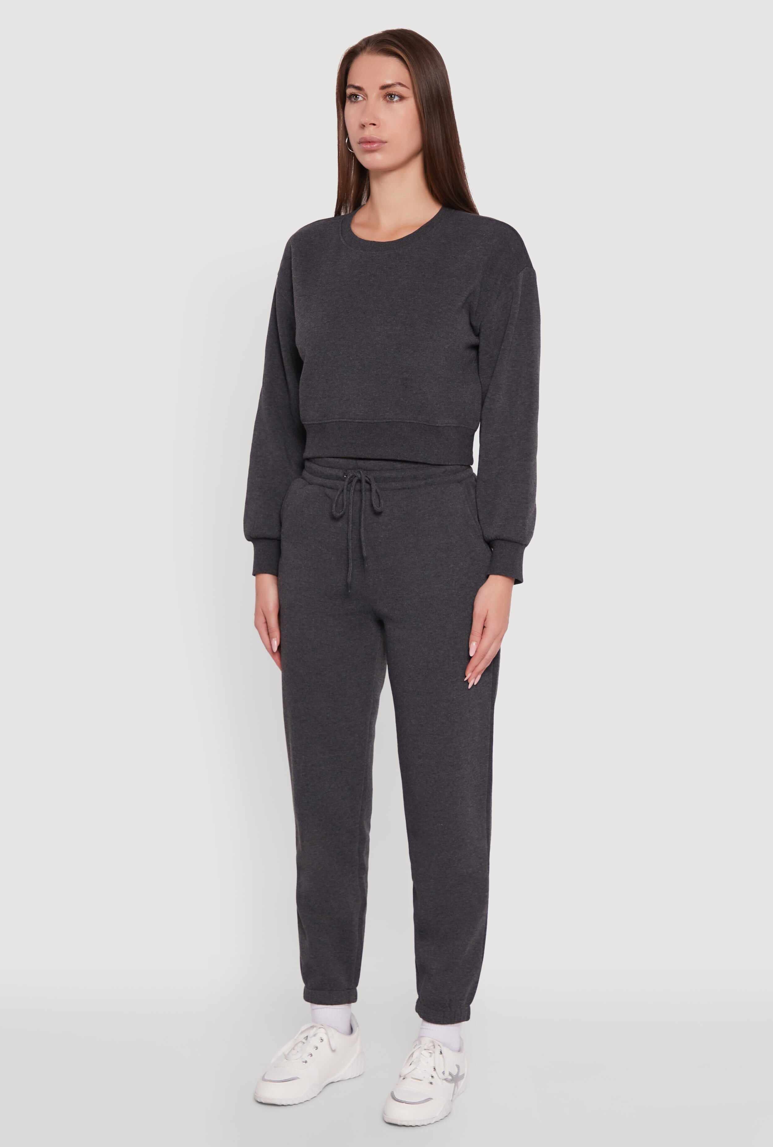 Fleece Sweatpants with Pockets