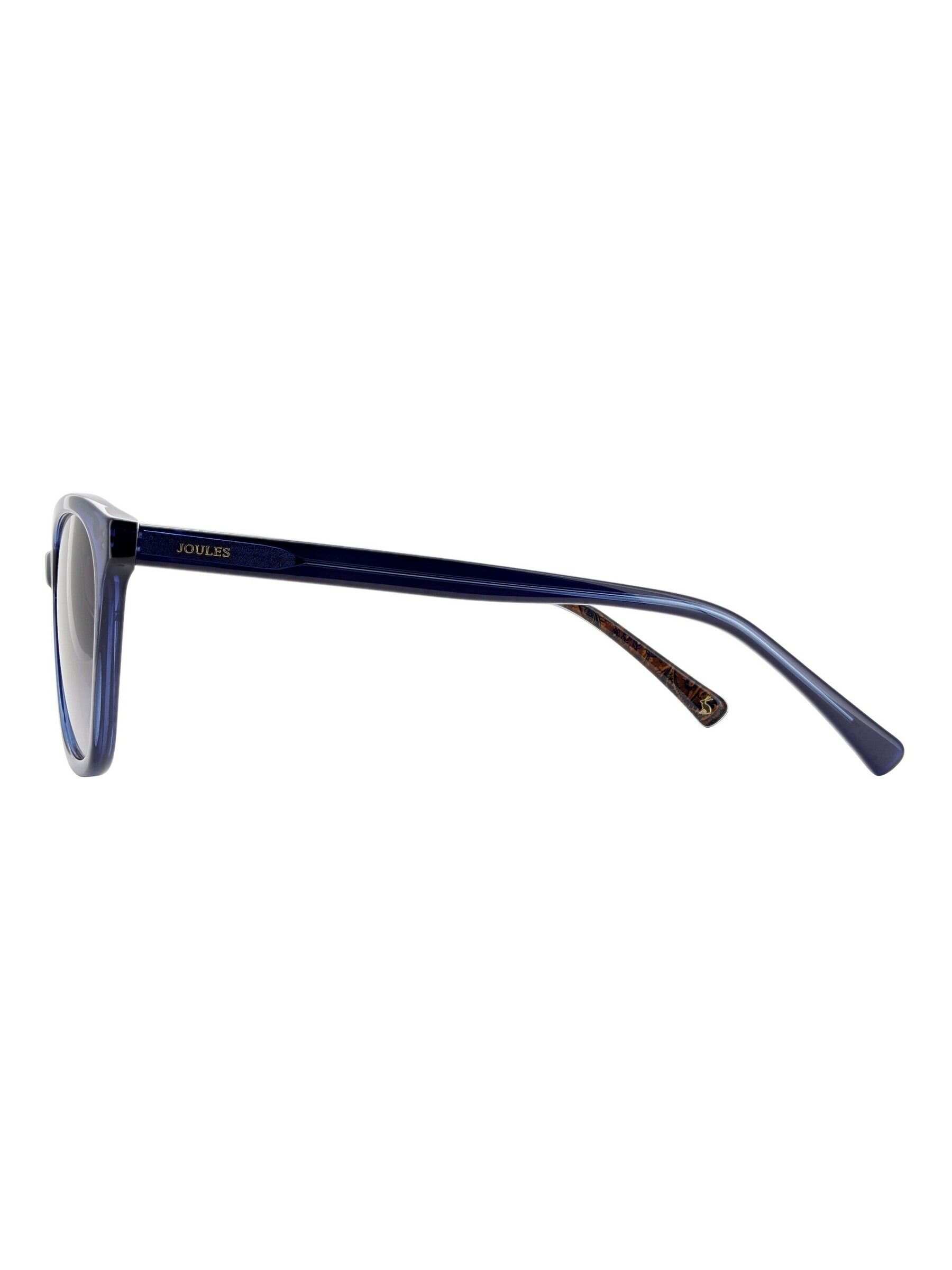 Blue Round Sunglasses