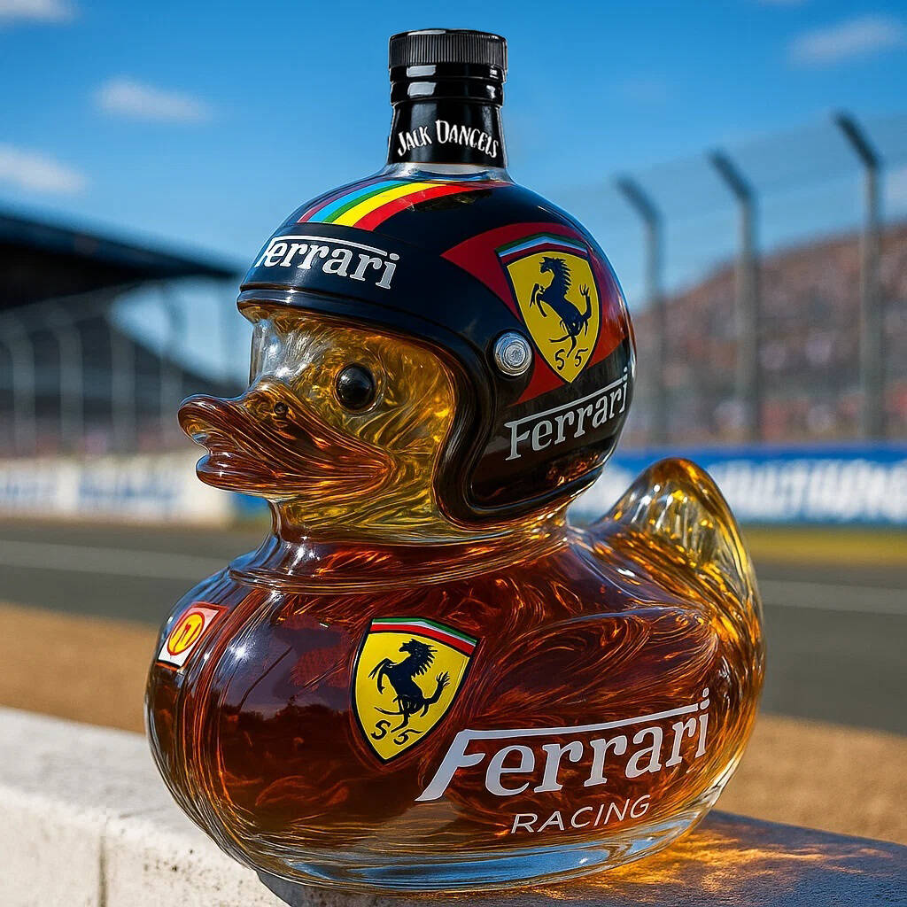 F1 Duck Whisky Bottle