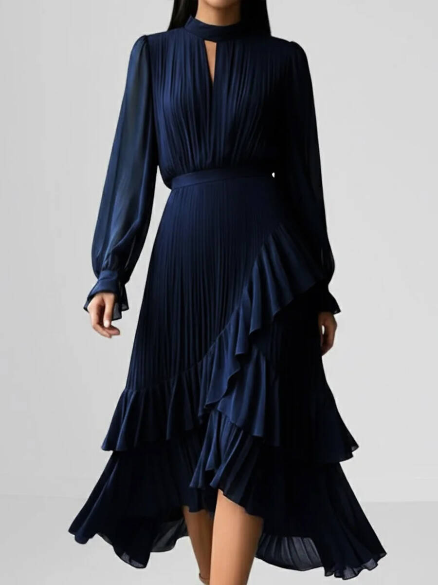 🔥Summer Arrivals🌟Elegant Pleated Chiffon Dress