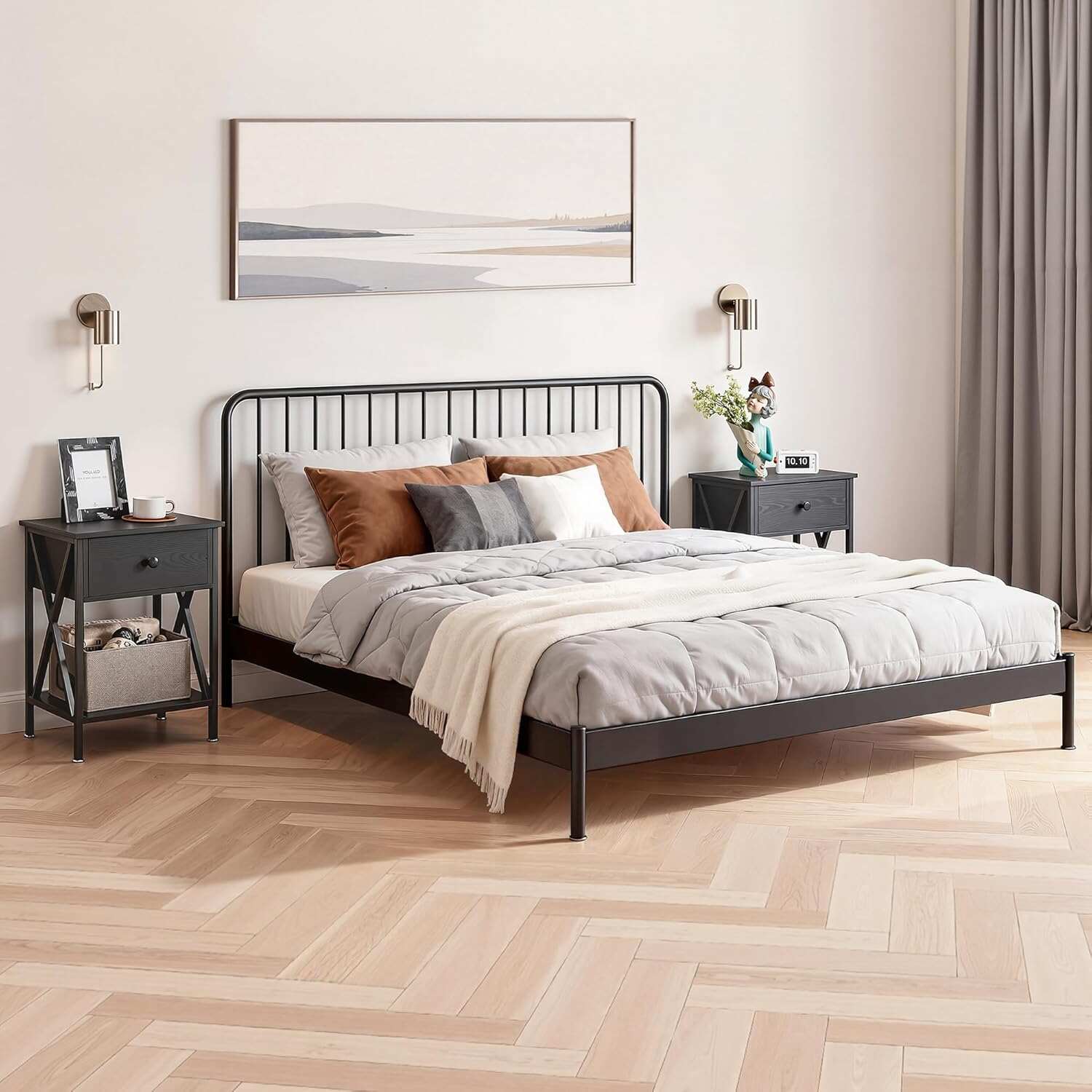 VECELO Nightstand Set of 2