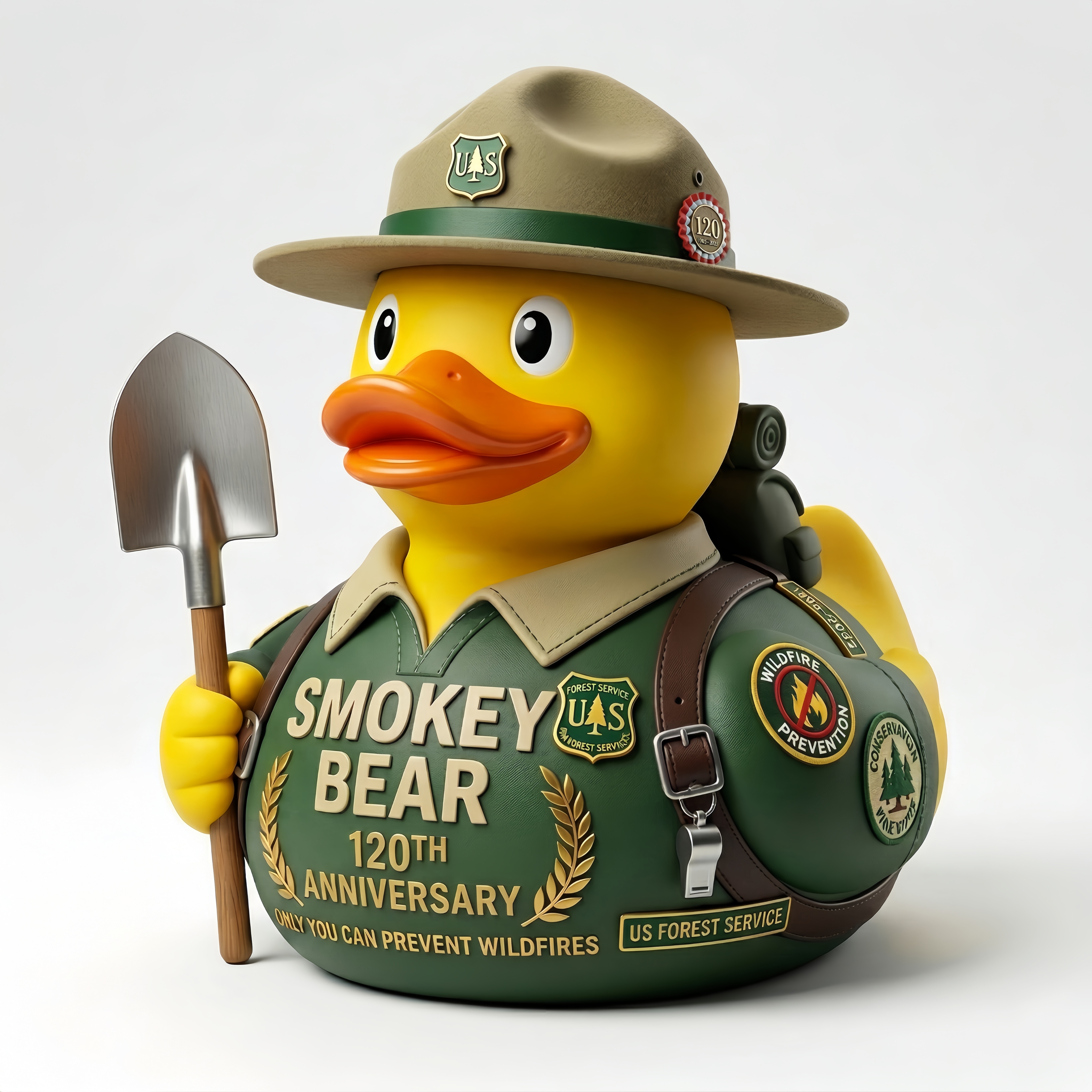 USFS Smokey Bear 120th Anniversary Commemorative Duck