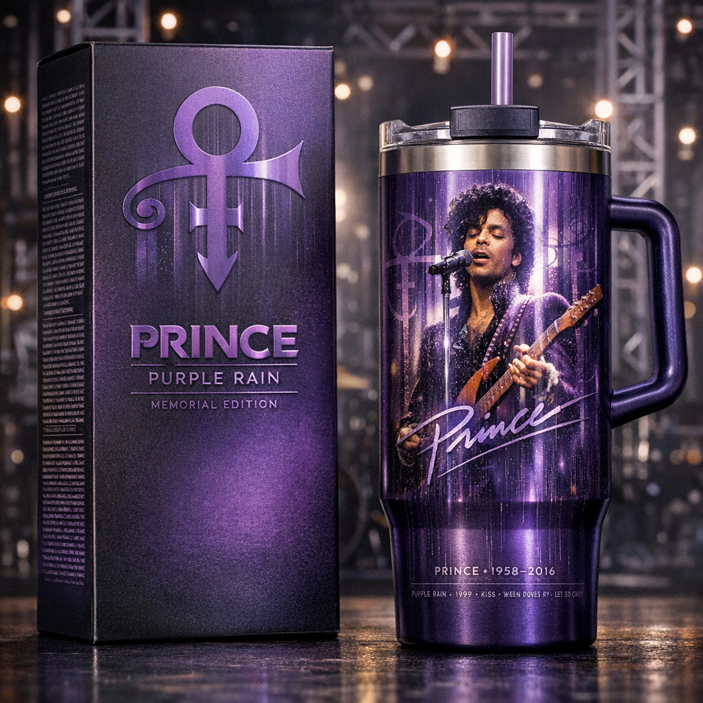 “Purple Rain” Memorial Tumbler