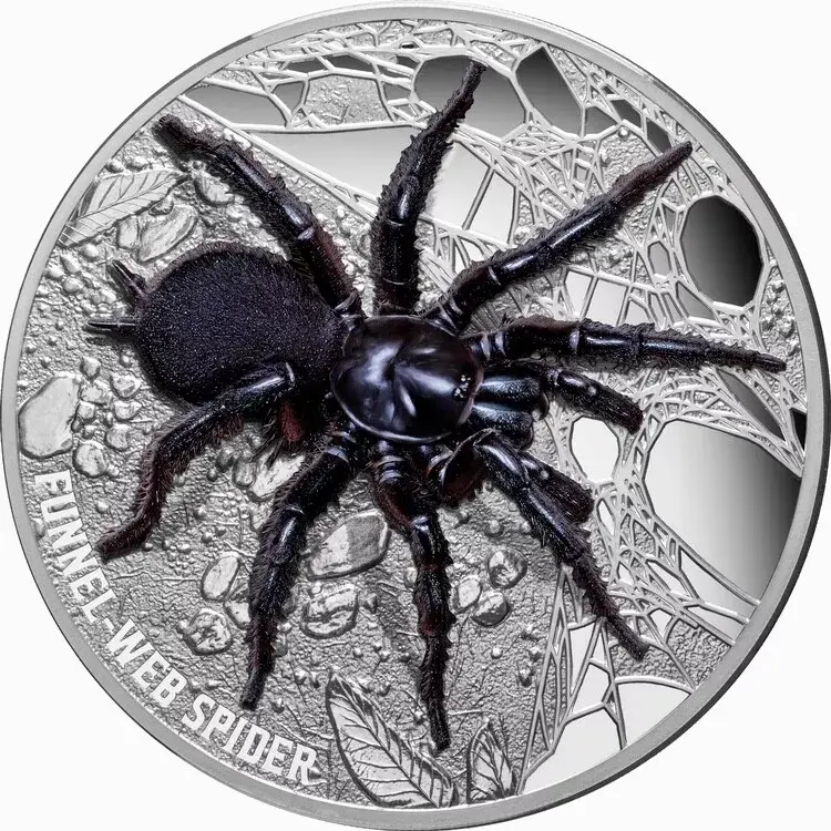 Australia's Funnel-Web Spider 2023 $10 Ultra High Relief 5oz Silver Proof Coin