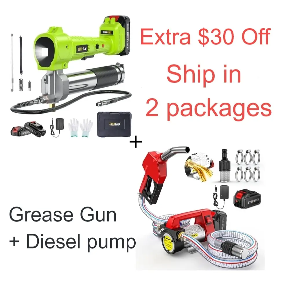 Portable Cordless Diesel Transfer Pump Kit