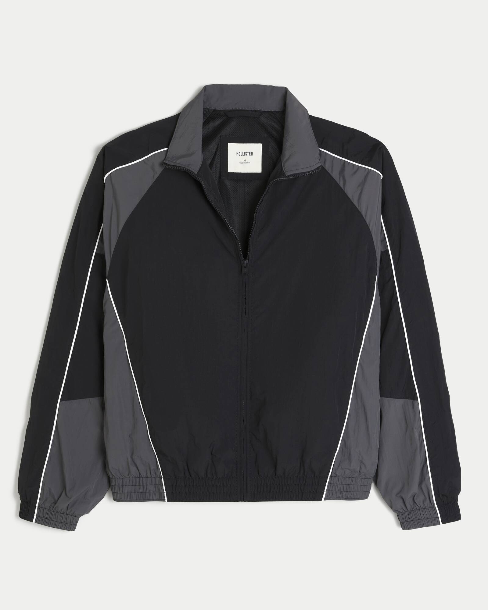 Zip-Up Windbreaker Jacket