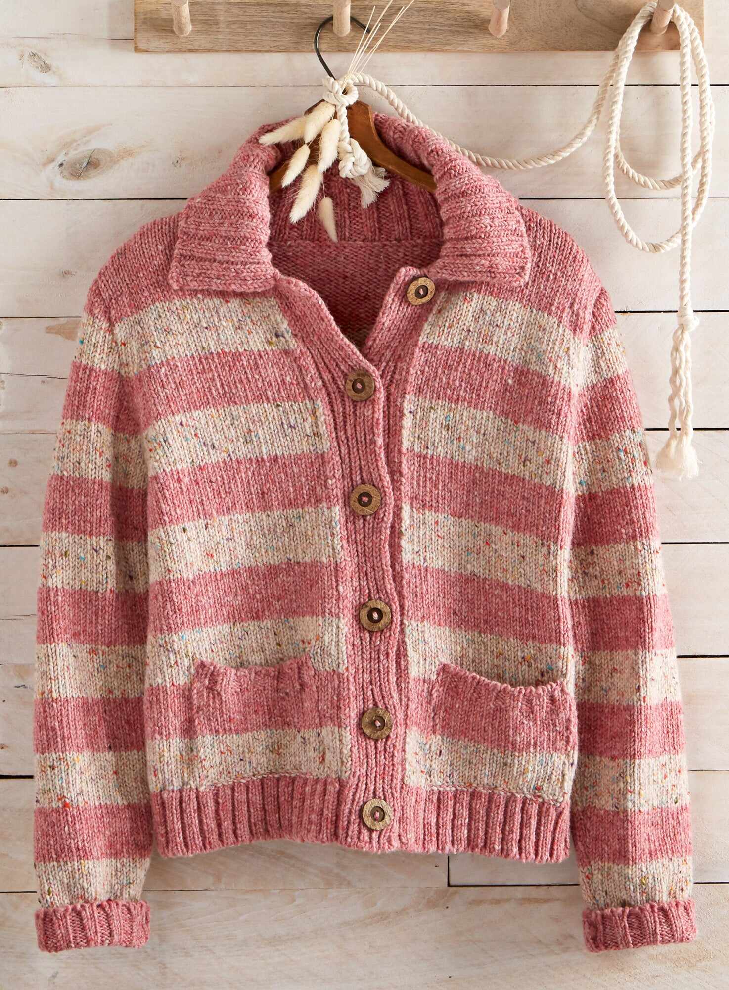 Irish Wool Confetti Cardigan