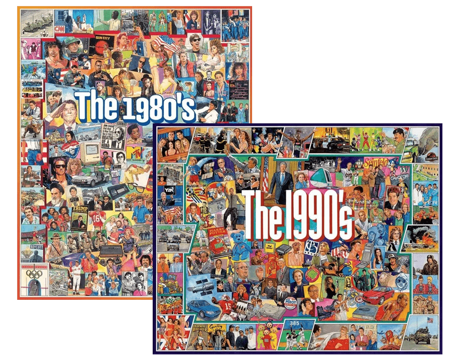 Set of 2: Artist Jim Mellett- Decades Bundle 1000 Piece