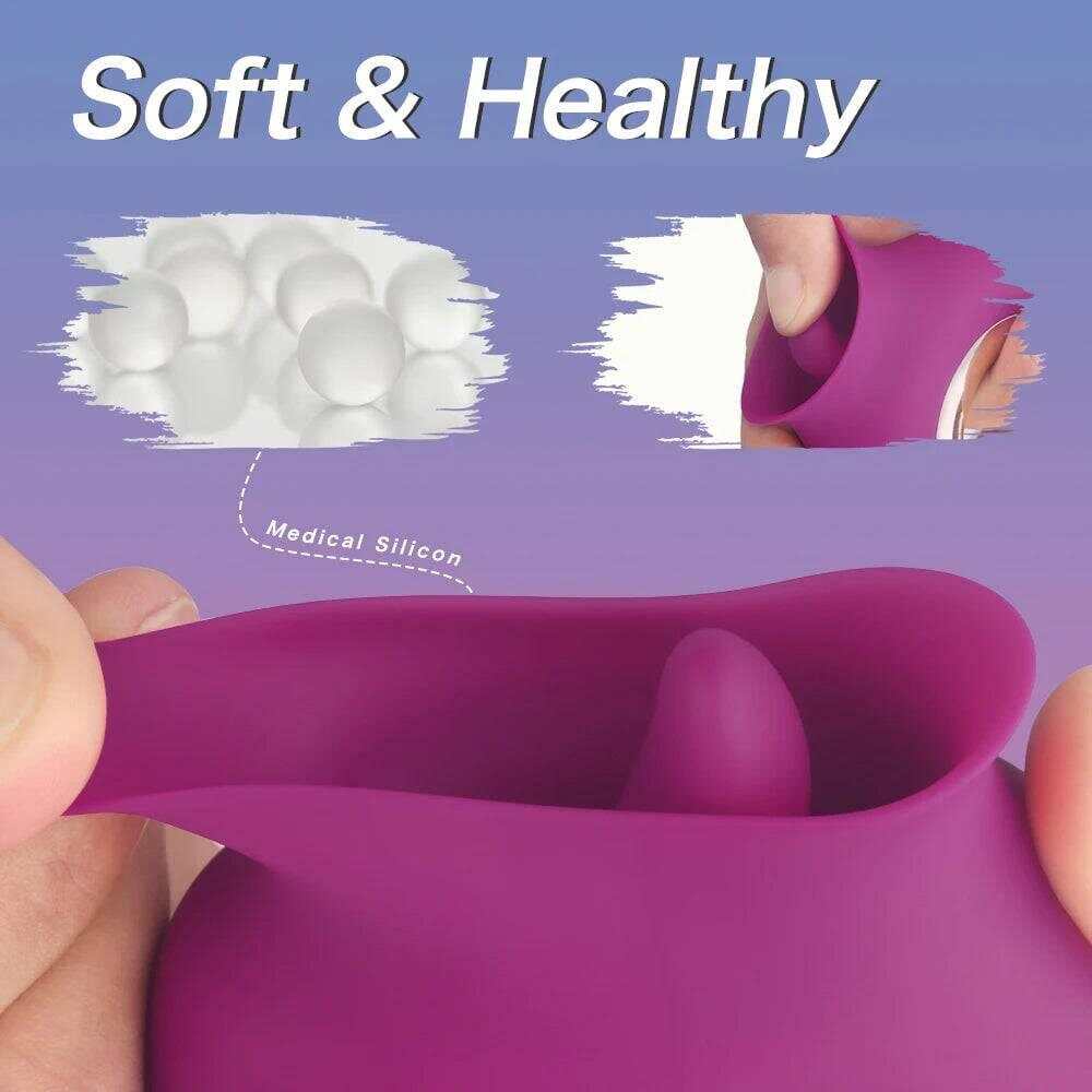 G-Spot & Clitoral Vibrator – Oral Tongue & Nipple Stimulator for Women