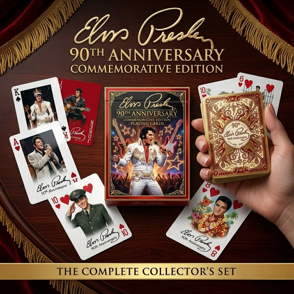 Elvis Presley 90th Anniversary Commemorative Playing Cards