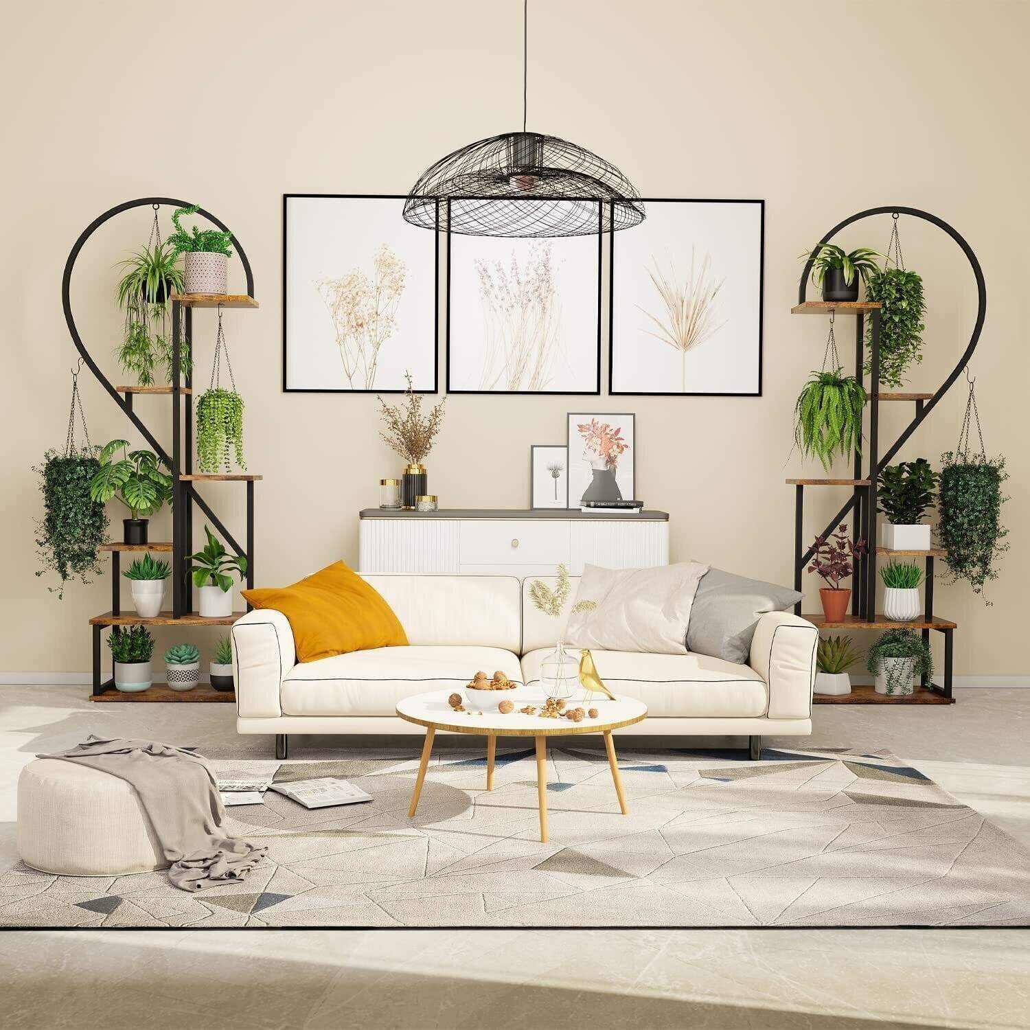 🎍Creative heart-shaped ladder plant frame🎍