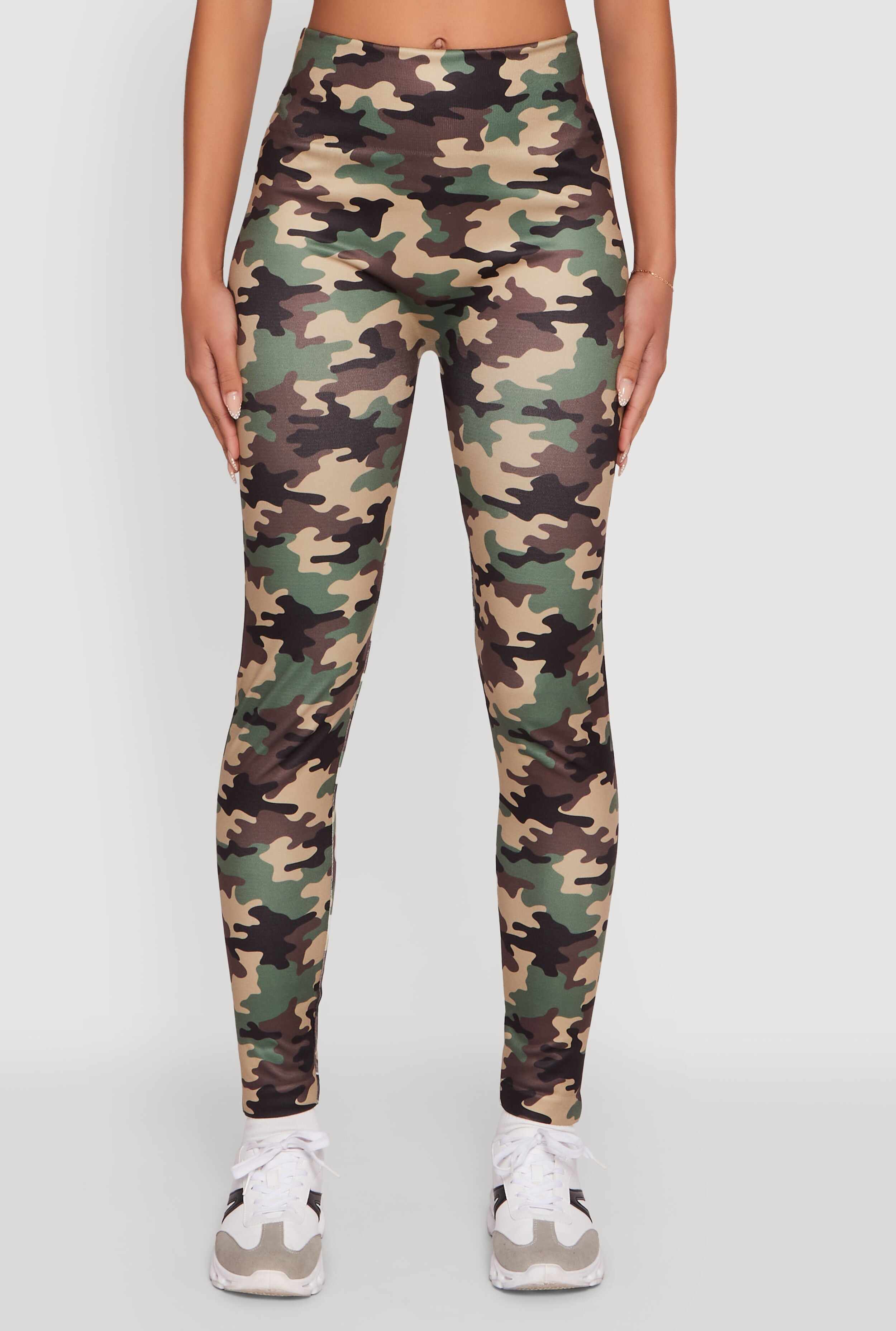 High Waisted Camouflage Leggings
