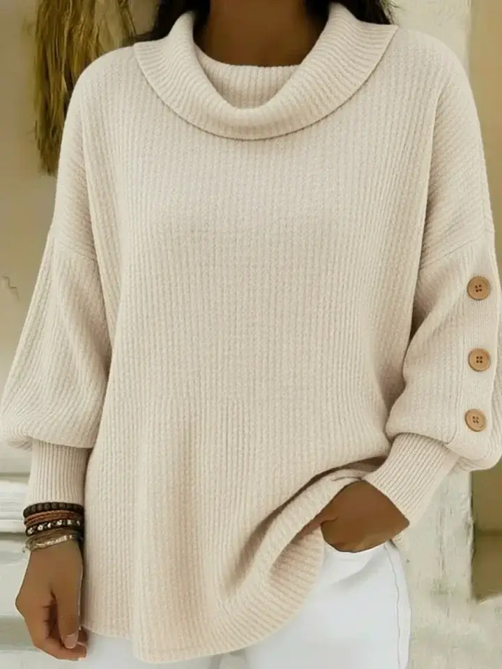 🔥Summer Arrivals🌟Women's Vintage Buttoned-sleeve Sweater