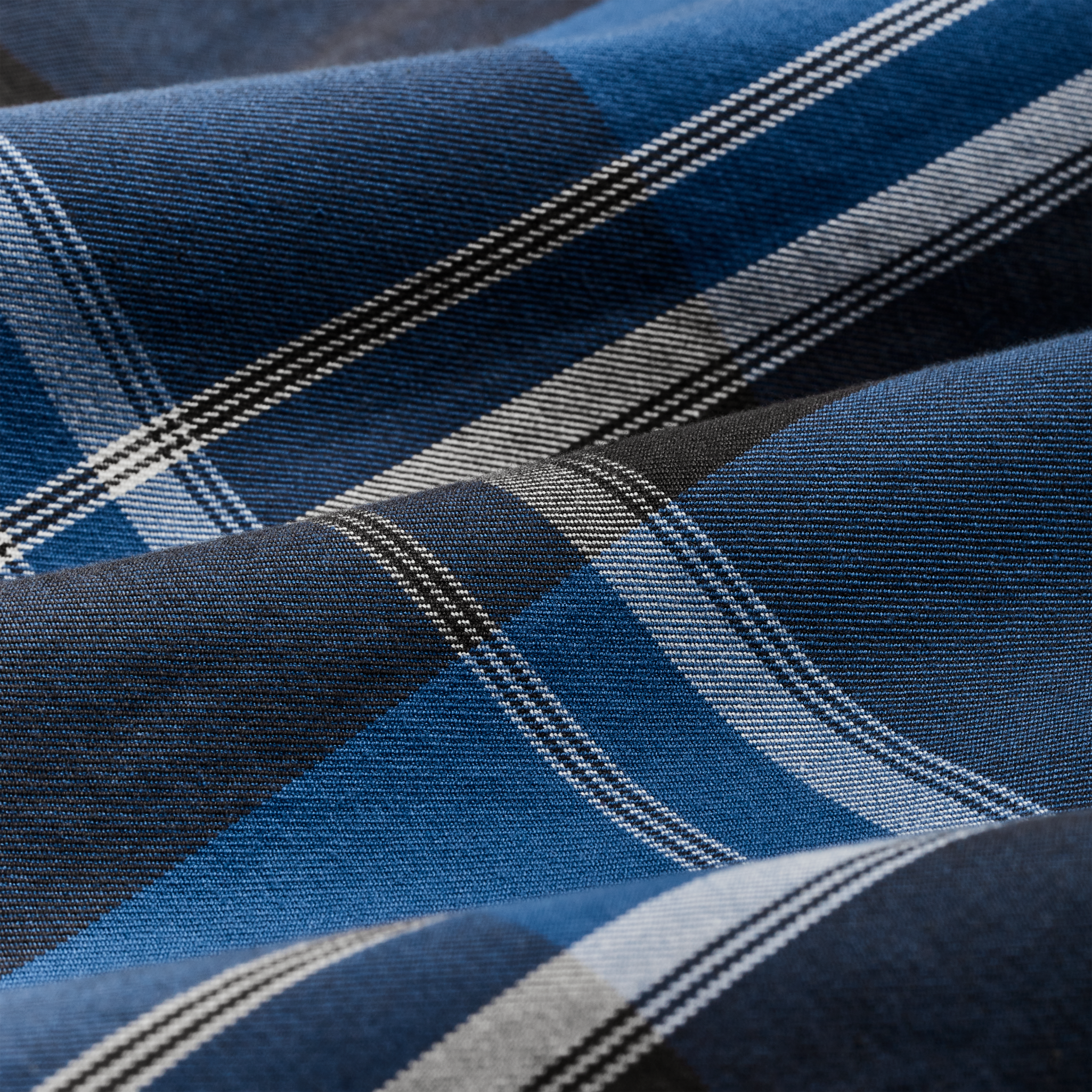 Lightweight Alaskan Guide Shirt - Blue / Faded Black / White Plaid