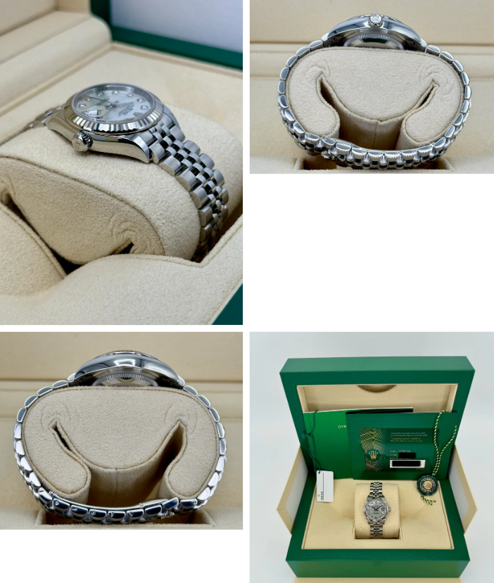 NEW 2025 Rolex Lady Datejust 28mm 279174 Jubilee MOP Diamond Dial